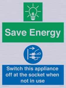 CC10711: Save Energy, Switch this appliance off at the socket when not in use