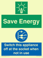 CC10711: Save Energy, Switch this appliance off at the socket when not in use