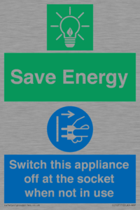 CC10711: Save Energy, Switch this appliance off at the socket when not in use