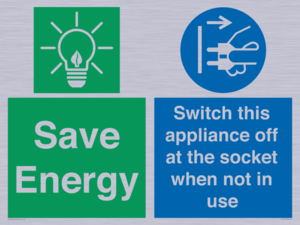 CC10711: Save Energy, Switch this appliance off at the socket when not in use