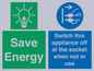 CC10711: Save Energy, Switch this appliance off at the socket when not in use