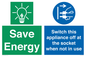 CC10711: Save Energy, Switch this appliance off at the socket when not in use
