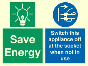 CC10711: Save Energy, Switch this appliance off at the socket when not in use