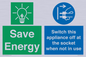 CC10711: Save Energy, Switch this appliance off at the socket when not in use