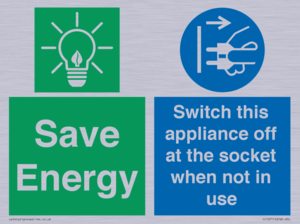 CC10711: Save Energy, Switch this appliance off at the socket when not in use