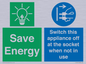 CC10711: Save Energy, Switch this appliance off at the socket when not in use