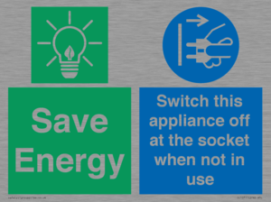 CC10711: Save Energy, Switch this appliance off at the socket when not in use