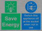 CC10711: Save Energy, Switch this appliance off at the socket when not in use