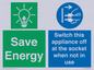 CC10711: Save Energy, Switch this appliance off at the socket when not in use