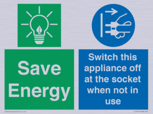CC10711: Save Energy, Switch this appliance off at the socket when not in use