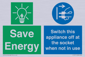CC10711: Save Energy, Switch this appliance off at the socket when not in use