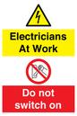 CC10715: Electricians at work - Do not switch on