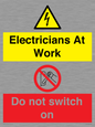 CC10715: Electricians at work - Do not switch on