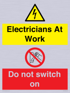 CC10715: Electricians at work - Do not switch on