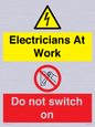 CC10715: Electricians at work - Do not switch on