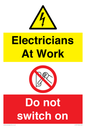 CC10715: Electricians at work - Do not switch on