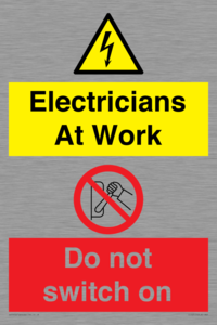 CC10715: Electricians at work - Do not switch on