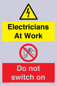 CC10715: Electricians at work - Do not switch on