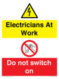 CC10715: Electricians at work - Do not switch on