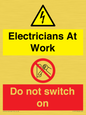 CC10715: Electricians at work - Do not switch on