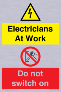 CC10715: Electricians at work - Do not switch on