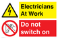 CC10715: Electricians at work - Do not switch on