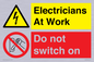CC10715: Electricians at work - Do not switch on