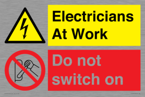 CC10715: Electricians at work - Do not switch on