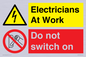 CC10715: Electricians at work - Do not switch on