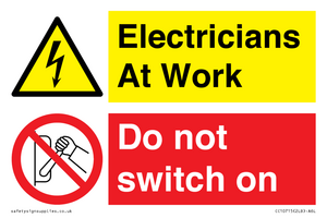 CC10715: Electricians at work - Do not switch on