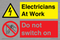 CC10715: Electricians at work - Do not switch on