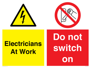 CC10715: Electricians at work - Do not switch on