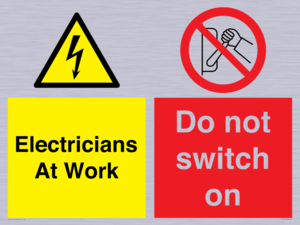 CC10715: Electricians at work - Do not switch on