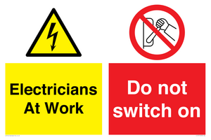 CC10715: Electricians at work - Do not switch on