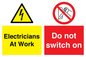 CC10715: Electricians at work - Do not switch on