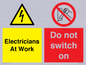 CC10715: Electricians at work - Do not switch on