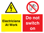 CC10715: Electricians at work - Do not switch on