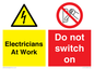 CC10715: Electricians at work - Do not switch on