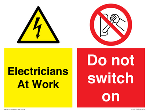CC10715: Electricians at work - Do not switch on