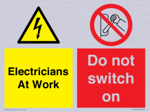 CC10715: Electricians at work - Do not switch on