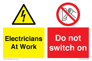 CC10715: Electricians at work - Do not switch on