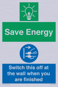 CC10718: Save Energy - Switch this off at the wall when you are finished