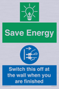 CC10718: Save Energy - Switch this off at the wall when you are finished