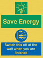 CC10718: Save Energy - Switch this off at the wall when you are finished