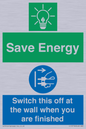 CC10718: Save Energy - Switch this off at the wall when you are finished