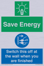 CC10718: Save Energy - Switch this off at the wall when you are finished
