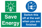CC10718: Save Energy - Switch this off at the wall when you are finished
