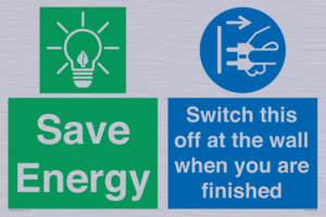 CC10718: Save Energy - Switch this off at the wall when you are finished
