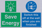CC10718: Save Energy - Switch this off at the wall when you are finished