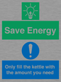 CC10720: Save Energy - Only fill the kettle with the amount you need